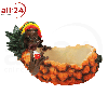 Artikelbild 1 des Artikels “Aschenbecher Rasta liegend Ananas 19 cm “