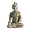 Artikelbild 1 des Artikels “Medizin Buddha Statue aus Messing, grünem Sandstein mit Gold Finish “