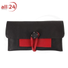 Artikelbild 1 des Artikels “Tabaktasche Leder rot/schwarz mit Bandverschluss “