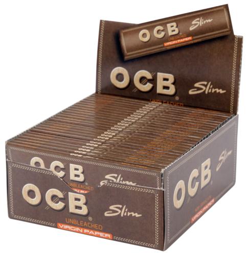 Artikelbild des Artikels “BOX OCB Virgin King Size Slim Zigarettenpapier, 50 Stück “