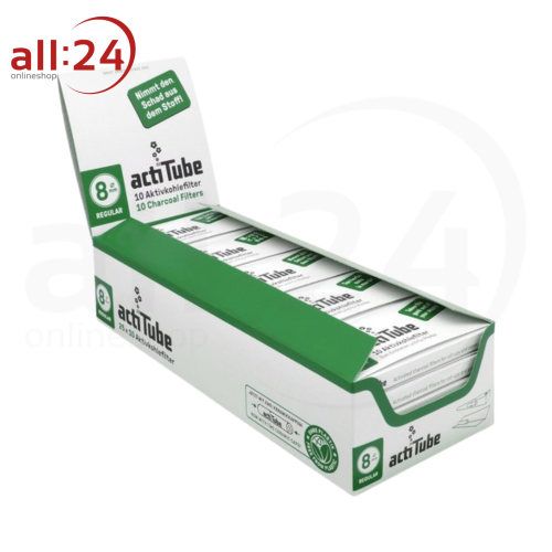 Artikelbild des Artikels “ActiTube Aktivkohlefilter 8mm - 10er Pack mit je 10 Stück “