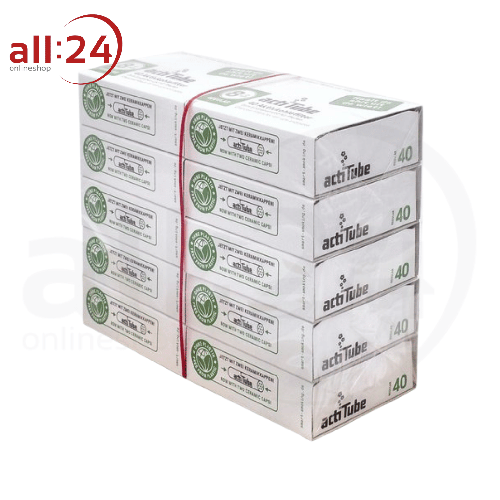 Artikelbild des Artikels “ActiTube Aktivkohlefilter 8mm - 10er Pack mit je 40 Stück “