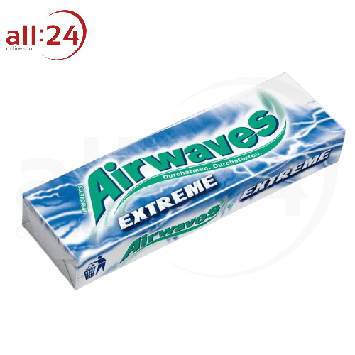 Artikelbild des Artikels “Airwaves Extreme Kaugummi - XXL Vorteilspack, 30 Packungen á 10 Stück “