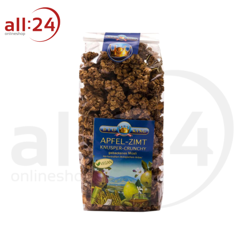 Artikelbild des Artikels “BioKing Bio Crunchy Apfel-Zimt, 375g “