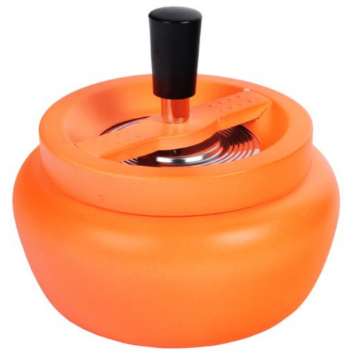 Artikelbild des Artikels “Aschenbecher Drehascher Bauchig Neonorange 13 cm ⌀ “