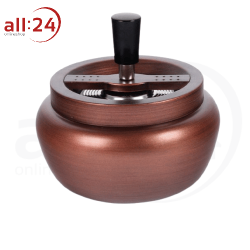 Artikelbild des Artikels “Drehascher Aschenbecher Bronze 11 cm ⌀ “