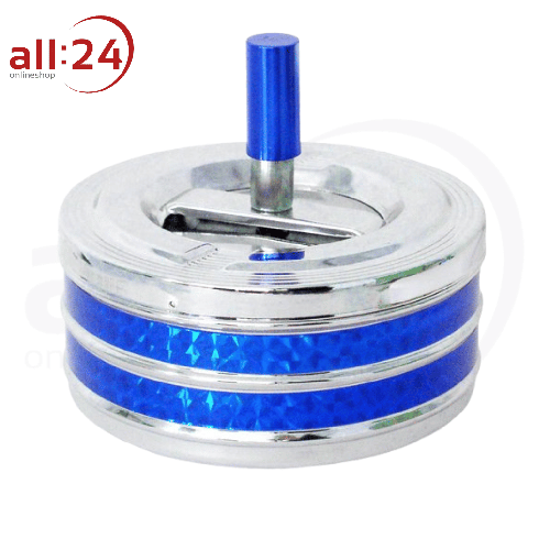 Artikelbild des Artikels “Aschenbecher Drehascher Glitzer Blau 11 cm “