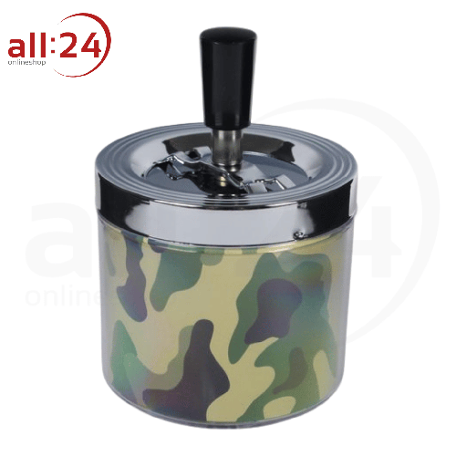 Artikelbild des Artikels “Aschenbecher Drehascher Militärmuster 9 cm Ø “