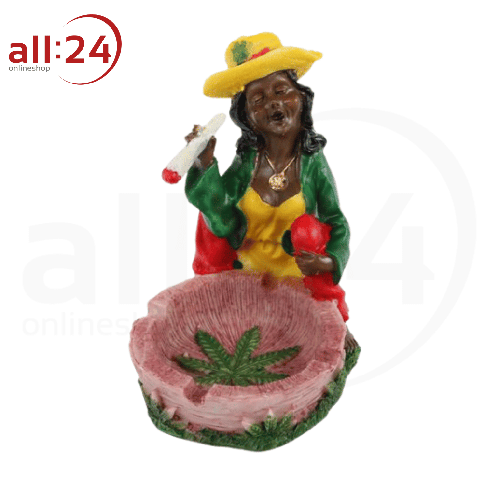 Artikelbild des Artikels “Aschenbecher Hartz Rasta Frau 13 cm “