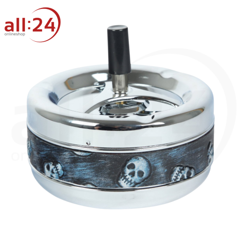 Artikelbild des Artikels “Aschenbecher Drehascher Skull Blau 13 cm ⌀ “