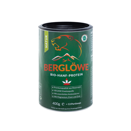 Artikelbild des Artikels “Berglöwe Bio Hanfprotein Natur Vegan, 400g-1kg “