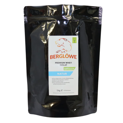 Artikelbild des Artikels “Berglöwe Premium Whey-Protein-Isolat 1 kg “