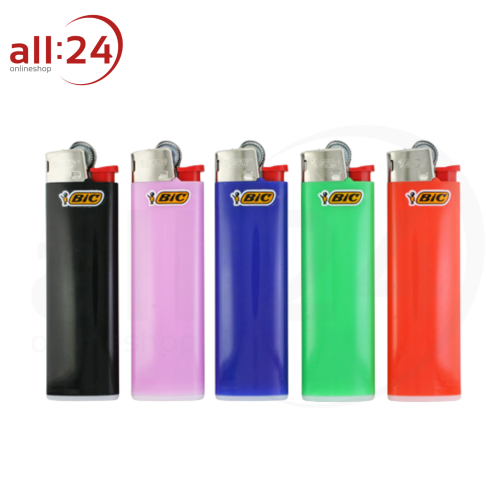 Artikelbild des Artikels “BIC Feuerzeuge Midi J23i, 5 Stück, VERSCHIEDENE Farben “