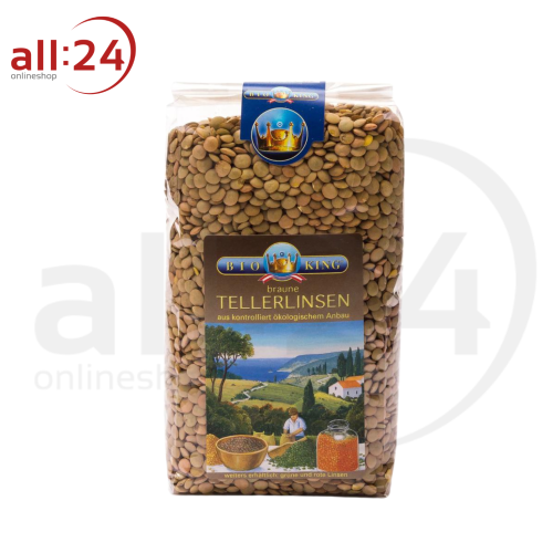 Artikelbild des Artikels “BioKing Bio Tellerlinsen Braun, 500g “