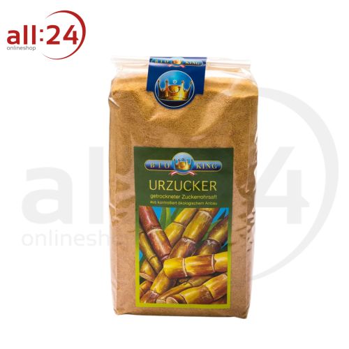 Artikelbild des Artikels “BioKing Bio Urzucker Vollrohrzucker 500g-1000g “