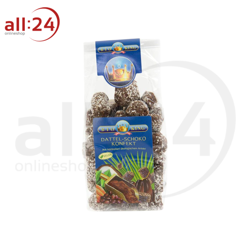 Artikelbild des Artikels “BioKing Bio Dattel-Schoko-Konfekt, 200g “