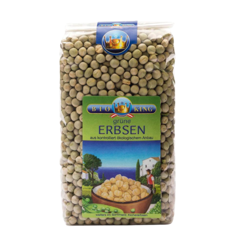 Artikelbild des Artikels “BioKing Bio Erbsen ungeschält, 500g “