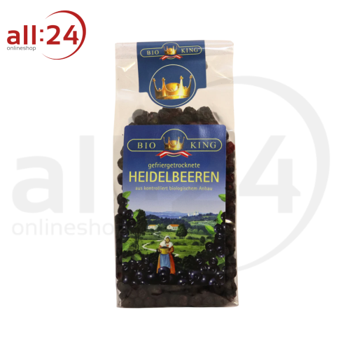 Artikelbild des Artikels “BioKing Bio Heidelbeeren Gefriergetrocknet, 40g “