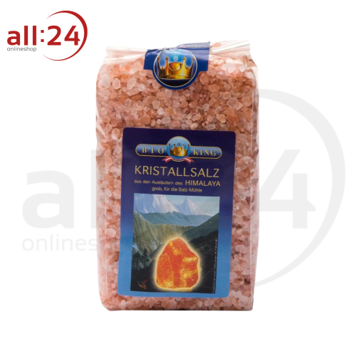 Artikelbild des Artikels “BioKing Kristallsalz aus den Ausläufern des Himalaya Grob Gemahlen Für die Mühle “