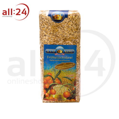 Artikelbild des Artikels “BioKing Bio Frühstücksbrei Porridge Sanddorn, 500g “