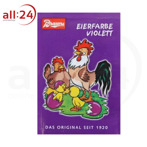 Artikelbild des Artikels “Brauns Violette Eierfarbe für Ostern “
