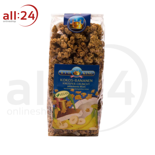 Artikelbild des Artikels “BioKing Crunchy Banane-Kokos, 375g “