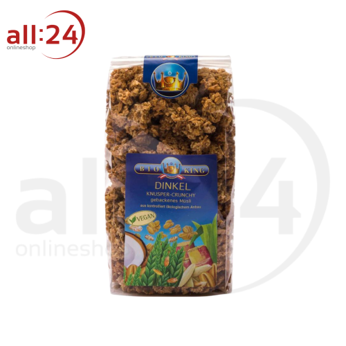 Artikelbild des Artikels “BioKing Bio Crunchy Dinkel Vegan, 375g “