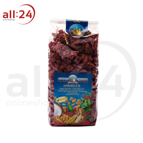 Artikelbild des Artikels “BioKing Bio Crunchy Himbeer Vegan, 375g “