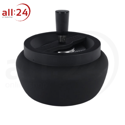 Artikelbild des Artikels “Aschenbecher Drehascher Schwarz Matt 11 cm ⌀ “