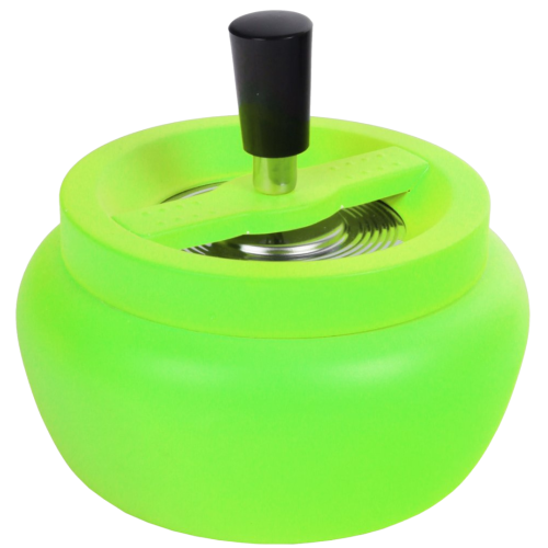 Artikelbild des Artikels “Aschenbecher Drehascher Bauchig Neongrün 13 cm ⌀ “
