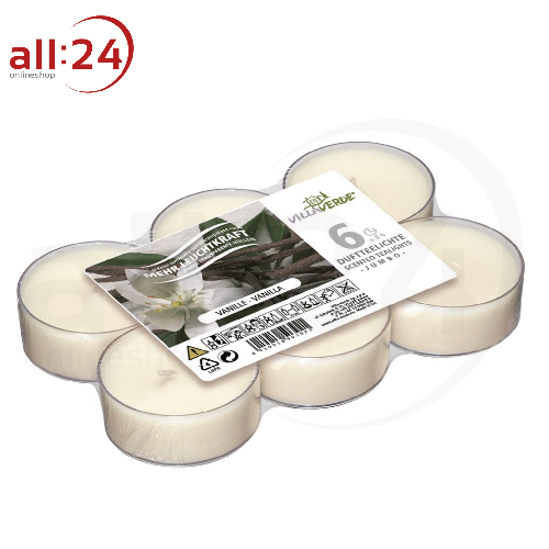 Artikelbild des Artikels “Duftkerzen Teelichter Vanille 6er “