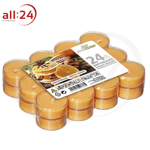 Artikelbild des Artikels “Duftkerzen Teelichter Winterorange 24 Stück “