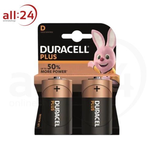 Artikelbild des Artikels “Duracell Plus Batterien Mono D LR20 2er Packung “