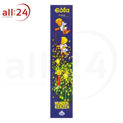 Artikelbild des Artikels “Edla Spritzkerzen klein 18cm 10 Stück Wunderkerzen “