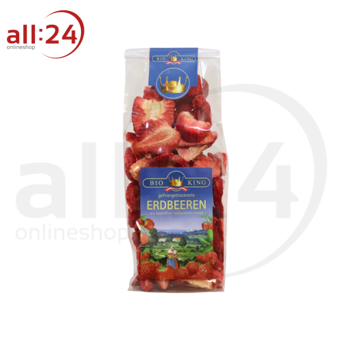 Artikelbild des Artikels “BioKing Bio Erdbeeren gefriergetrocknet, 40g “