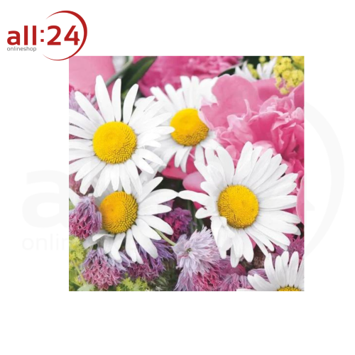 Artikelbild des Artikels “Servietten Frühling Margerite 20 Stück “