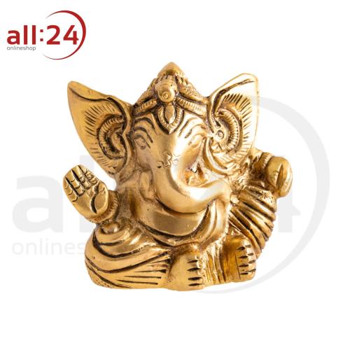Artikelbild des Artikels “Ganesha Antike Messingstatue - Symbol für Schutz und Überwindung “