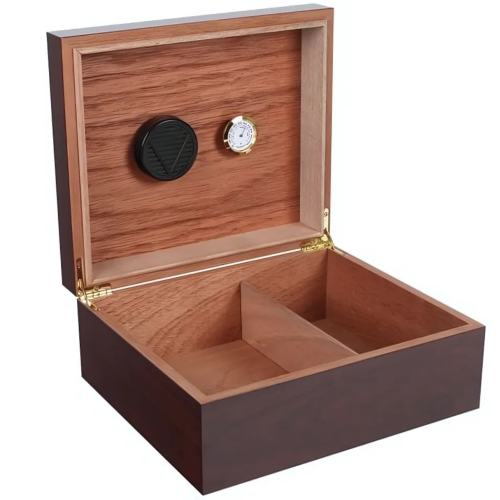 Artikelbild des Artikels “Humidor-Set Rotbraun für 25 Zigarren “