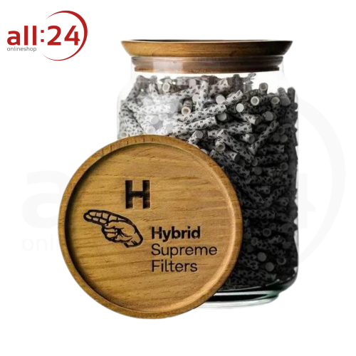 Artikelbild des Artikels “Hybrid Supreme Filter: halb Aktivkohle und Zellstoff - 1000 Stück Glas “