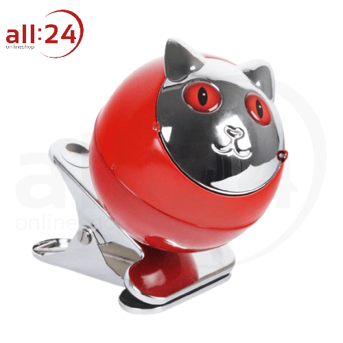 Artikelbild des Artikels “Aschenbecher mit Tischklipp Katze Rot Lustig 9 cm ⌀ “