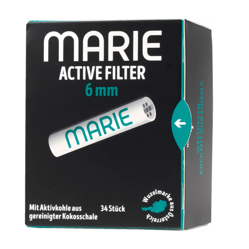 Artikelbild des Artikels “MARIE Active Filter 6mm - Box mit 34 Aktivkohlefiltern “