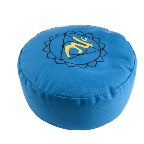 Artikelbild des Artikels “Meditationskissen Kehlchakra Blau 36 x 15 cm “