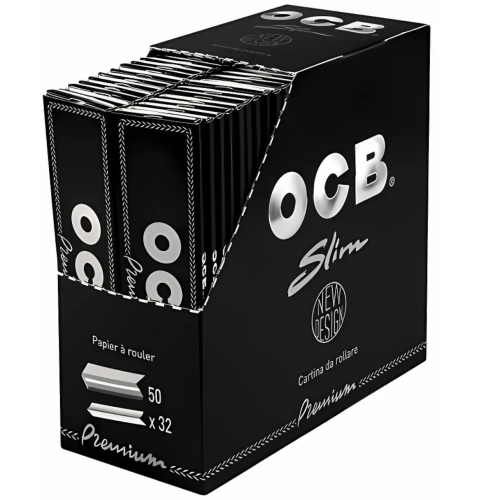 Artikelbild des Artikels “BOX OCB Premium King Size Slim Black Zigarettenpapier, 50 Stück “