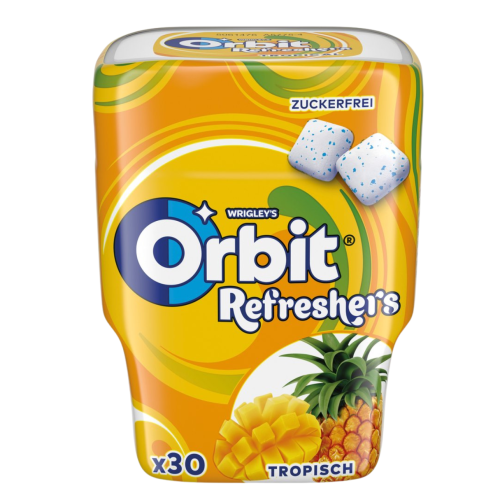 Artikelbild des Artikels “Orbit Refreshers Tropical Kaugummi, 6 Dosen “