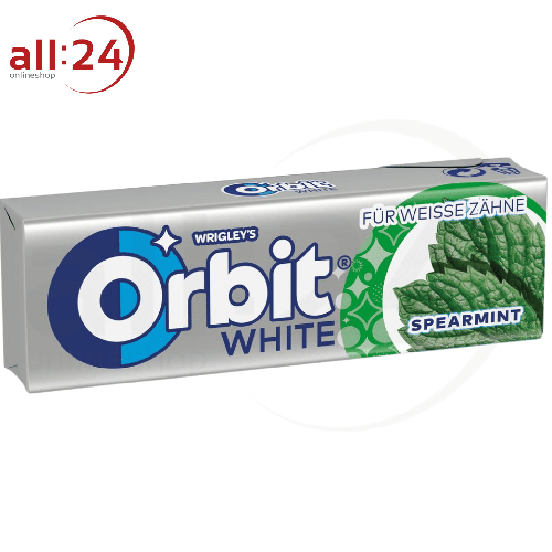 Artikelbild des Artikels “Orbit White Spearmit Kaugummi - XXL Vorteilspack, 30 Packungen á 10 Stück “