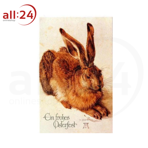 Artikelbild des Artikels “Ostergrußkarte Hase Braun “