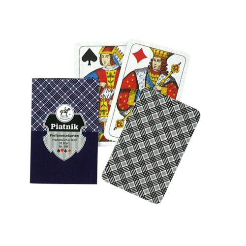 Artikelbild des Artikels “Piatnik Preference Französisch Rot 32 Blatt Spielkarten “
