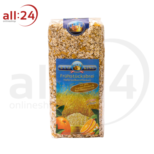 Artikelbild des Artikels “BioKing Bio Frühstücksbrei Porridge Orange, 500g “