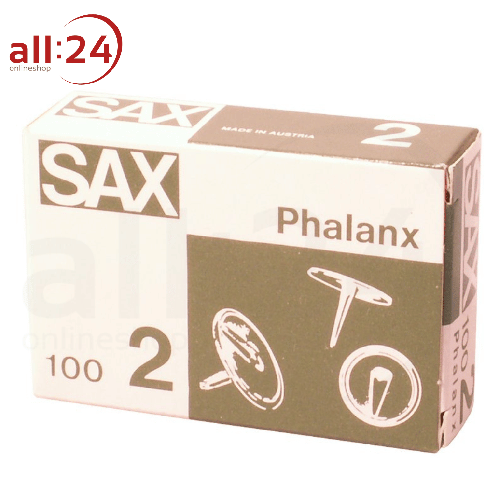 Artikelbild des Artikels “SAX Reißnägel Phalanax 2, 100 Stück Ø 10mm “