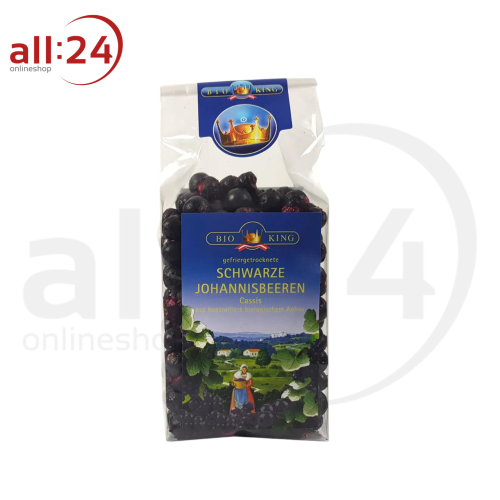 Artikelbild des Artikels “BioKing Schwarze Bio Johannisbeeren gefriergetrocknet, 45g “